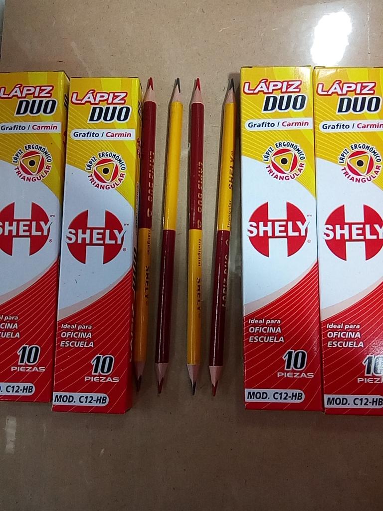 40058 CAJA 10+2 LAPIZ DUO SHELY 35.00