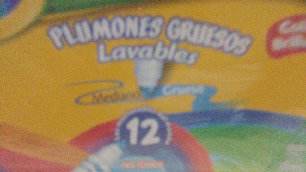 12 PLUMIN GRUESO LAVABLE 35019