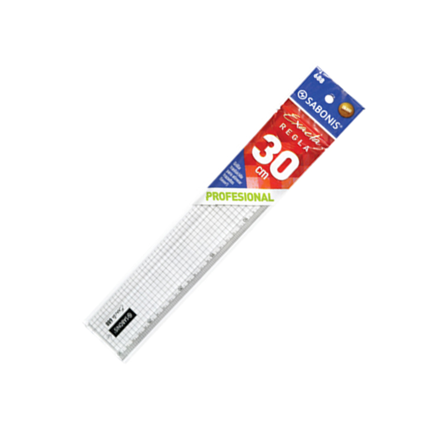 688 REGLA PROFESIONAL EXACTA DE ACRÍLICO DE 30 CMS