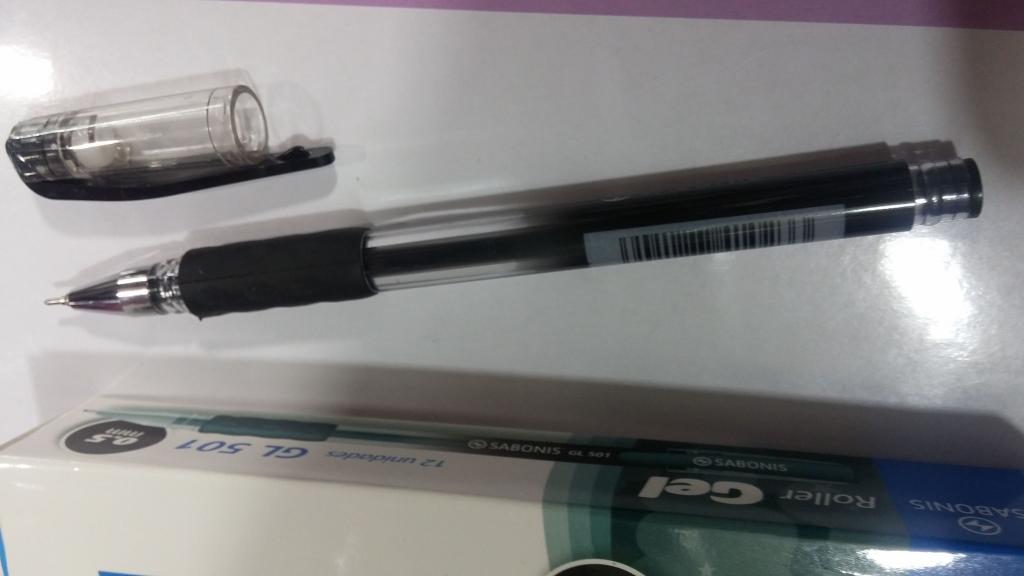 GL501 CAJA 12 PLUMA GEL TINTA N. A. R.