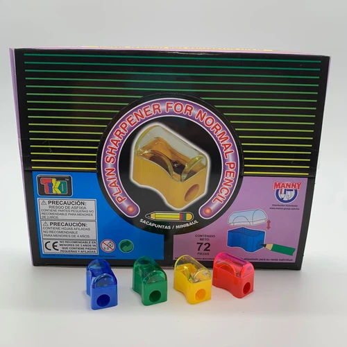 CAJA 72 SACAPUNTAS MINI BAUL MANY.