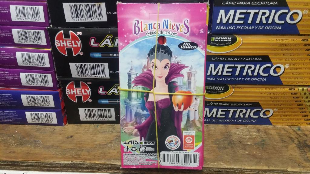 12 COLORES BLANCA LARGO