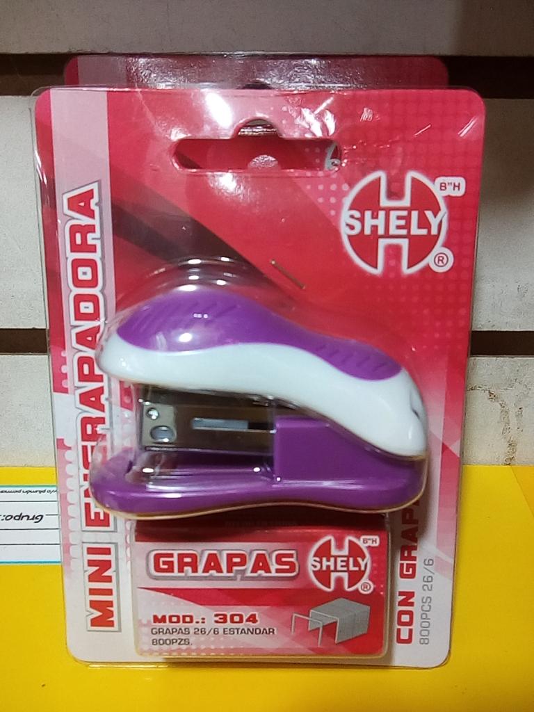 MINI ENGRAPADORA CON 1000 GRAPAS MODELO 304 SHELY