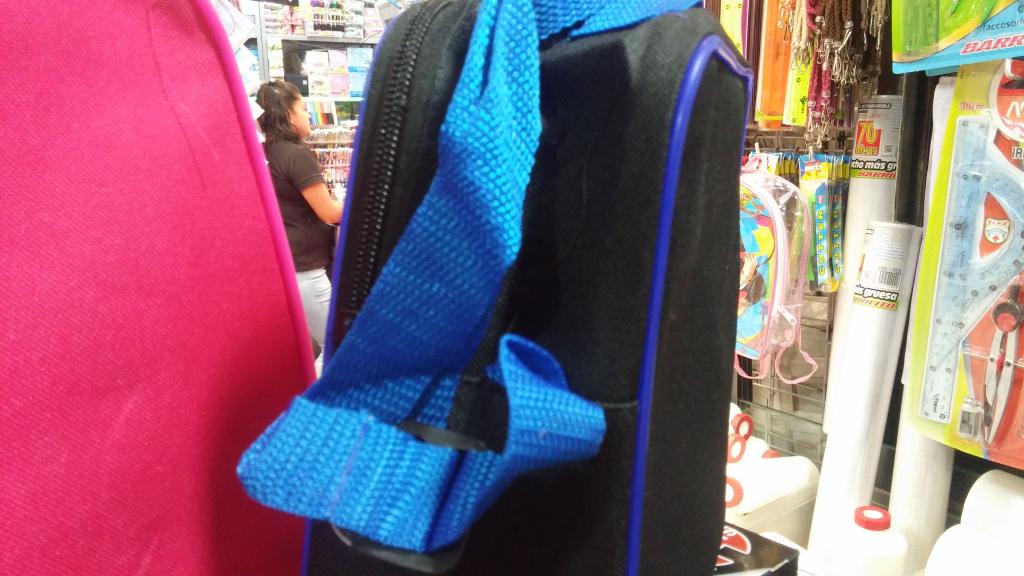 LONCHERA CON CIERRE HAY EN POLIESTER Y HAY EN TRANSPARENTE.