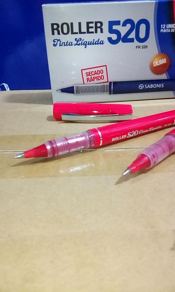 FR520 CAJA 12 PLUMA ROLER TINTA CHINA 0.5 MM EN N. A. R.