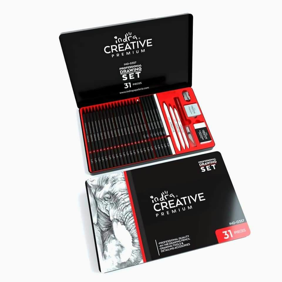 IND0357SET31COLORES DE DIBUJO PREMIUM $420.00