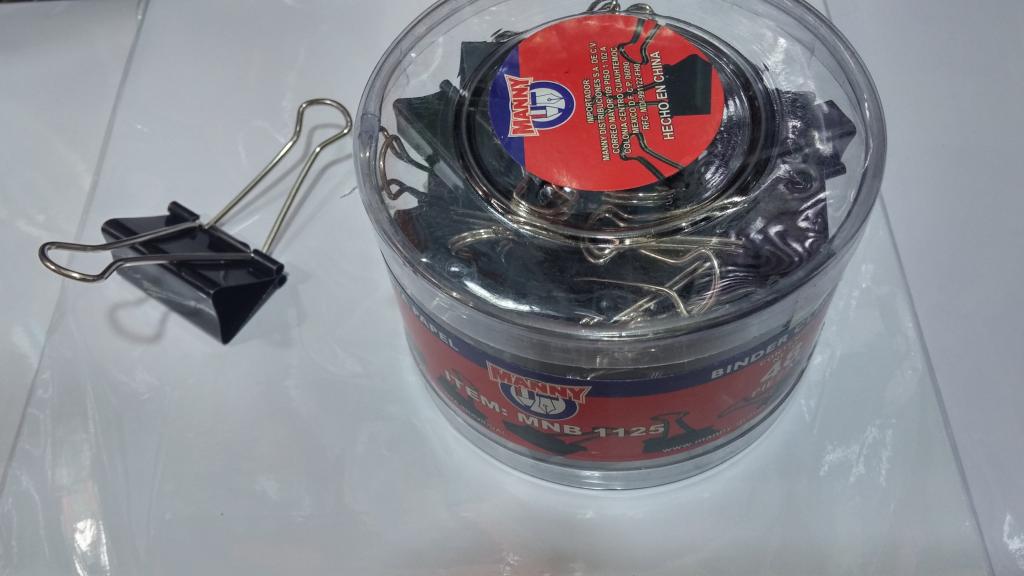 BOTE CON 48 CLIP SUJETA PAPEL 1125 MANY A 53 PESOS CADA BOTE 26014 $53.00