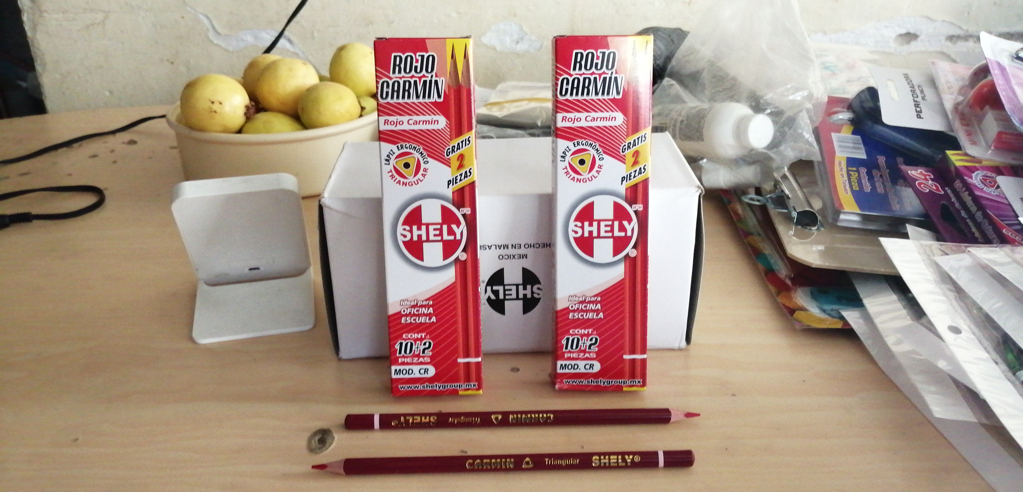 CAJA 10+2 ROJO CARMIN SHELY.