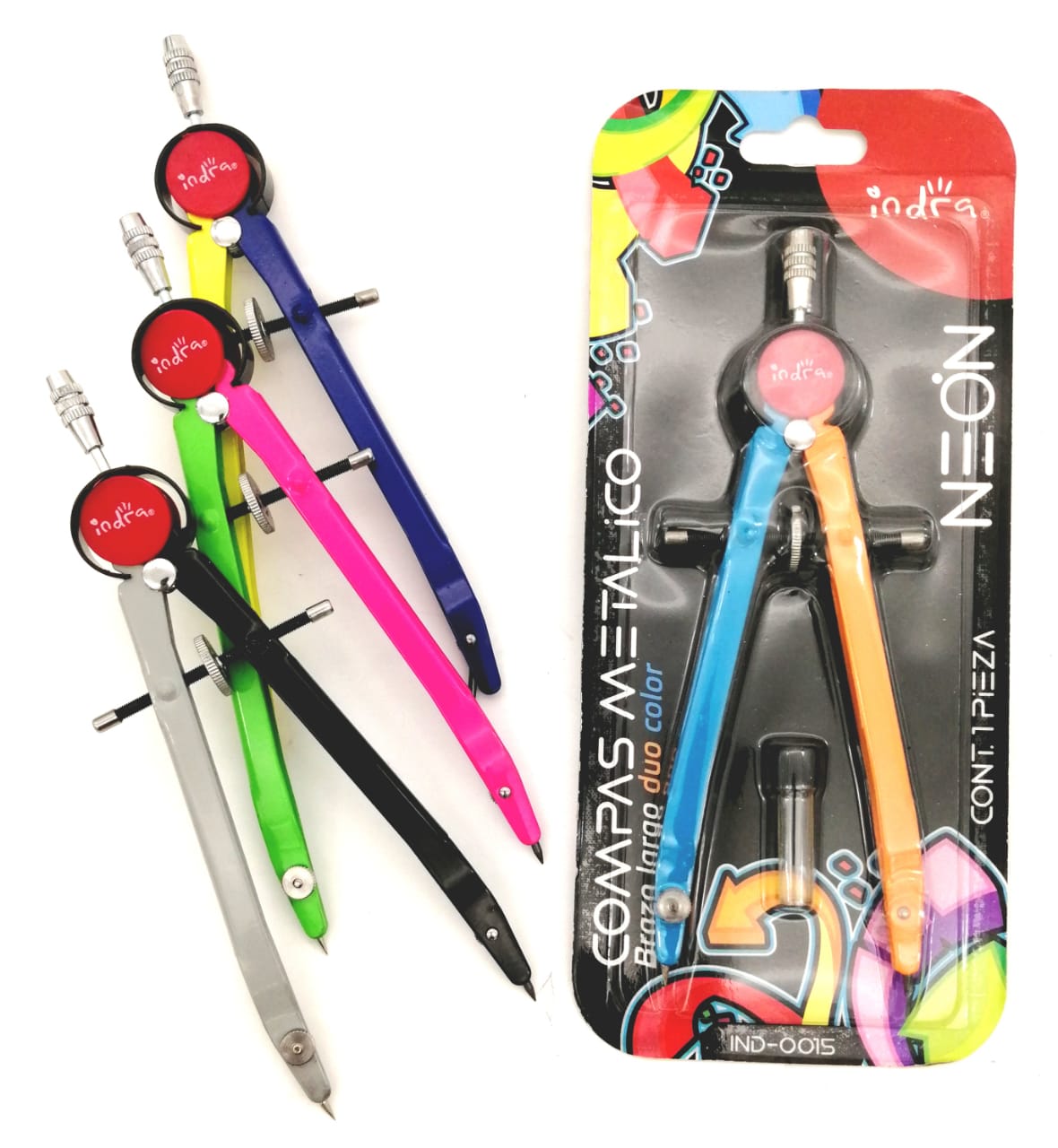 IND0015BICOMPASLARGO METAL BICOLOR IND0015BI MÍNIMO 12 PIEZAS 01060 $27.50