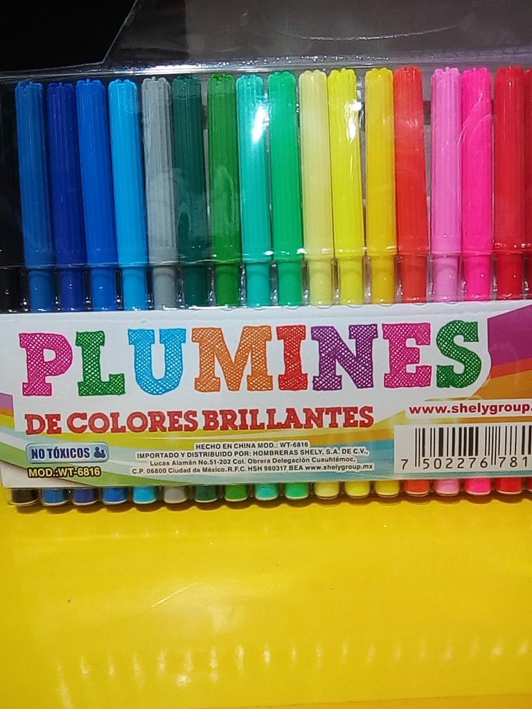 BLISTER 24 PLUMIN SHELY WT6816- 24PIEZAS 40061 $45.00