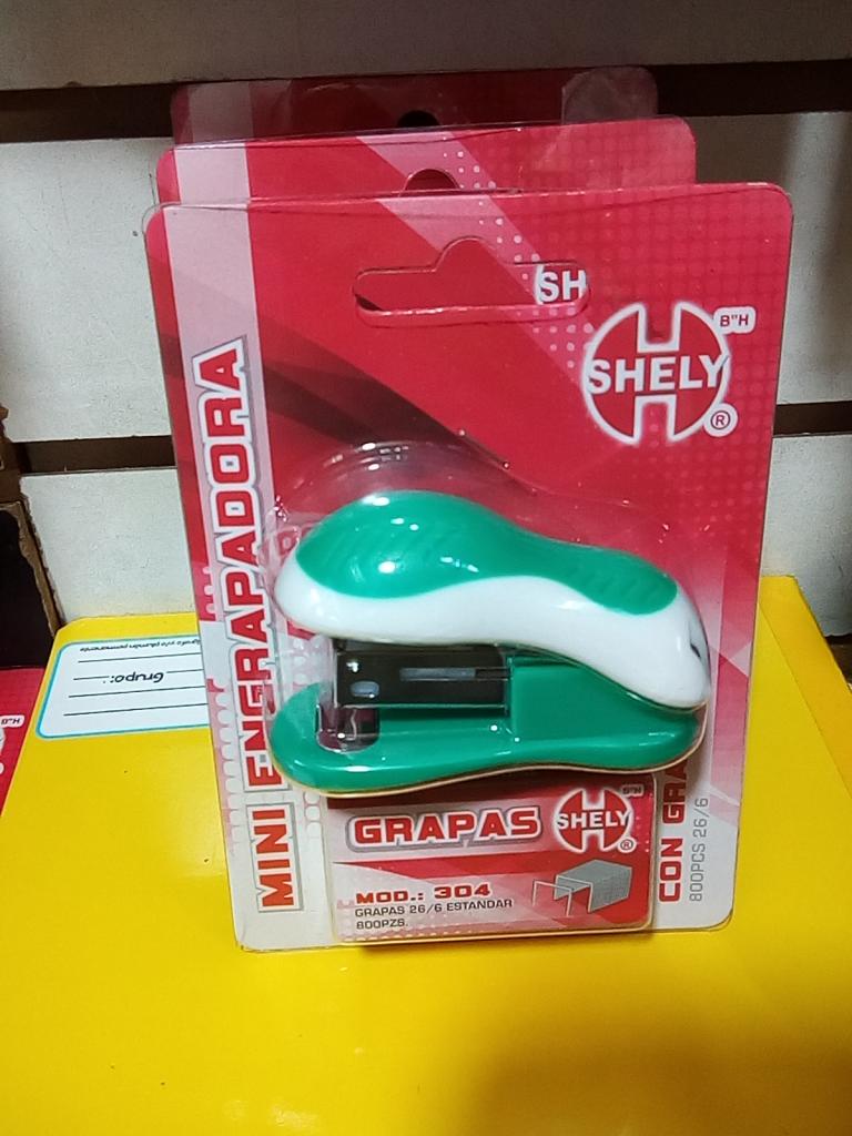 MINI ENGRAPADORA CON 1000 GRAPAS MODELO 304 SHELY