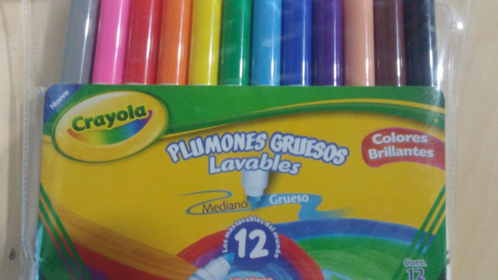 12 PLUMIN GRUESO LAVABLE 35019