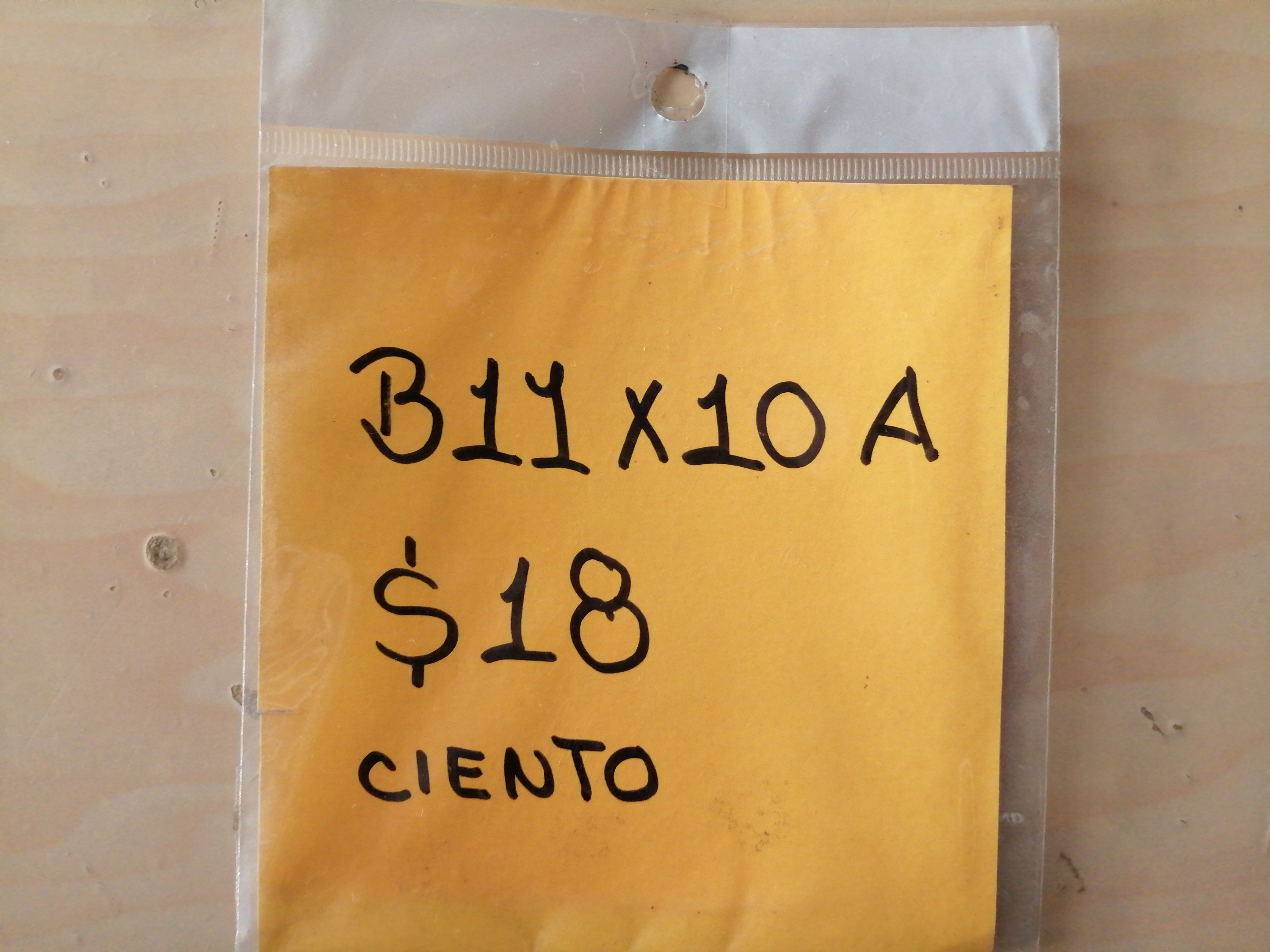 11X10CIENBOLSA DE CELOFAN 11x10 27012