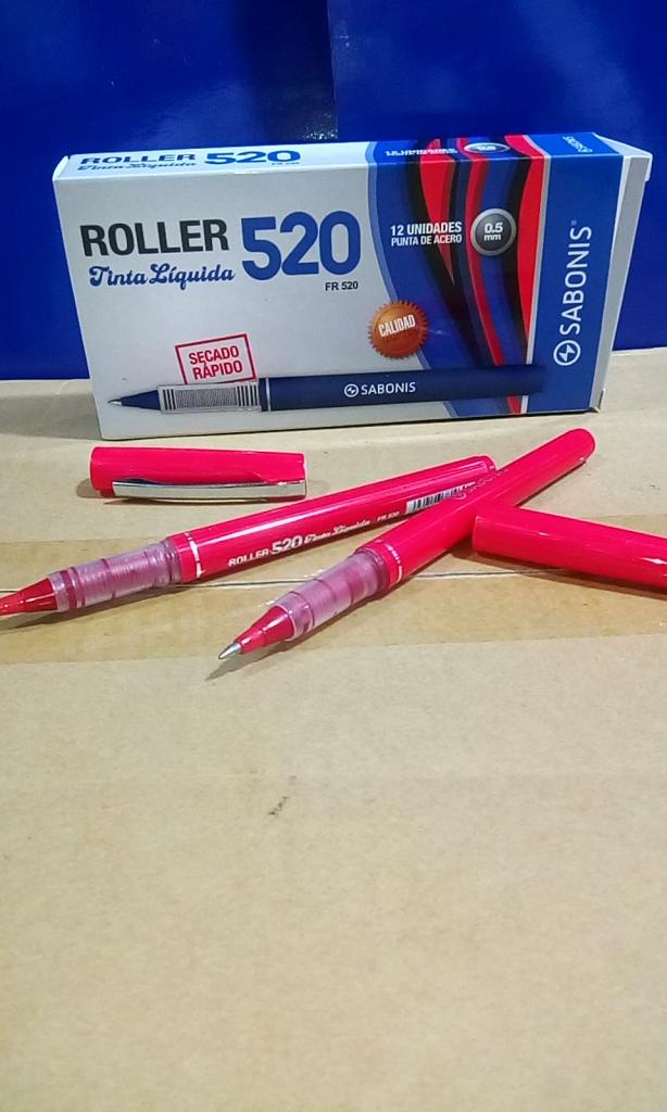 FR520 CAJA 12 PLUMA ROLER TINTA CHINA 0.5 MM EN N. A. R.