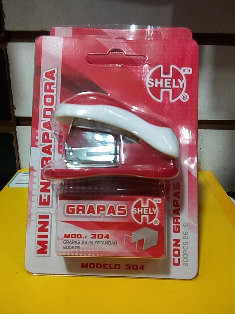 MINI ENGRAPADORA CON 1000 GRAPAS MODELO 304 SHELY