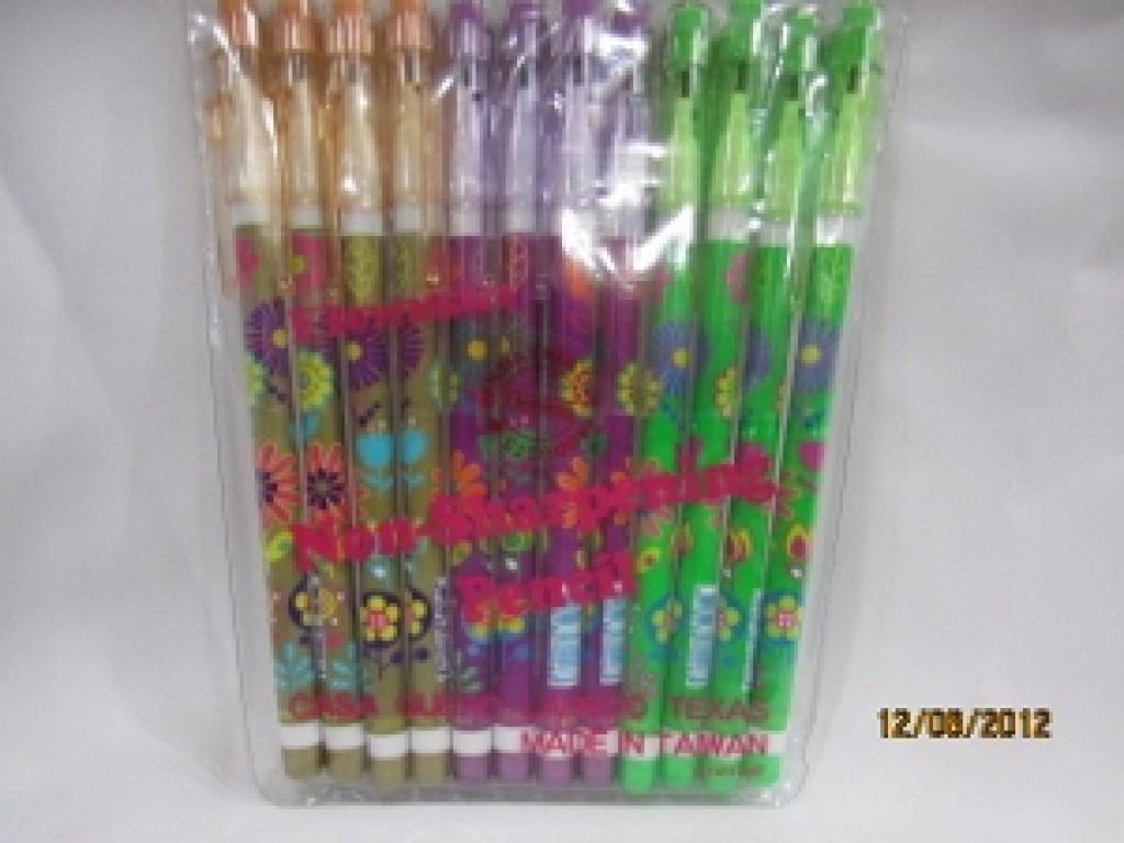 BOLSA CON 12 LAPIZ BENSIA PUNTAS INTERCAMBIABLES.