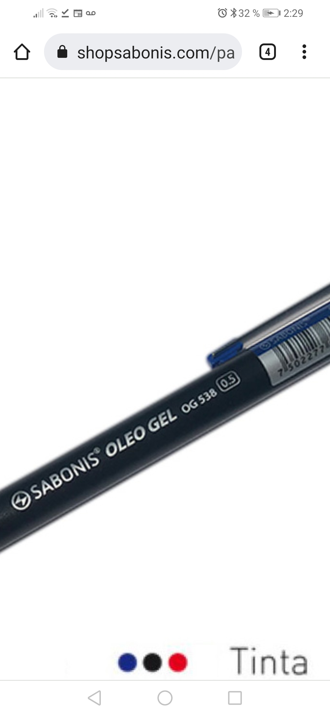 OG538 CAJA 24 PLUMAS RETRACTIL ÓLEO GEL 0.5 MM.