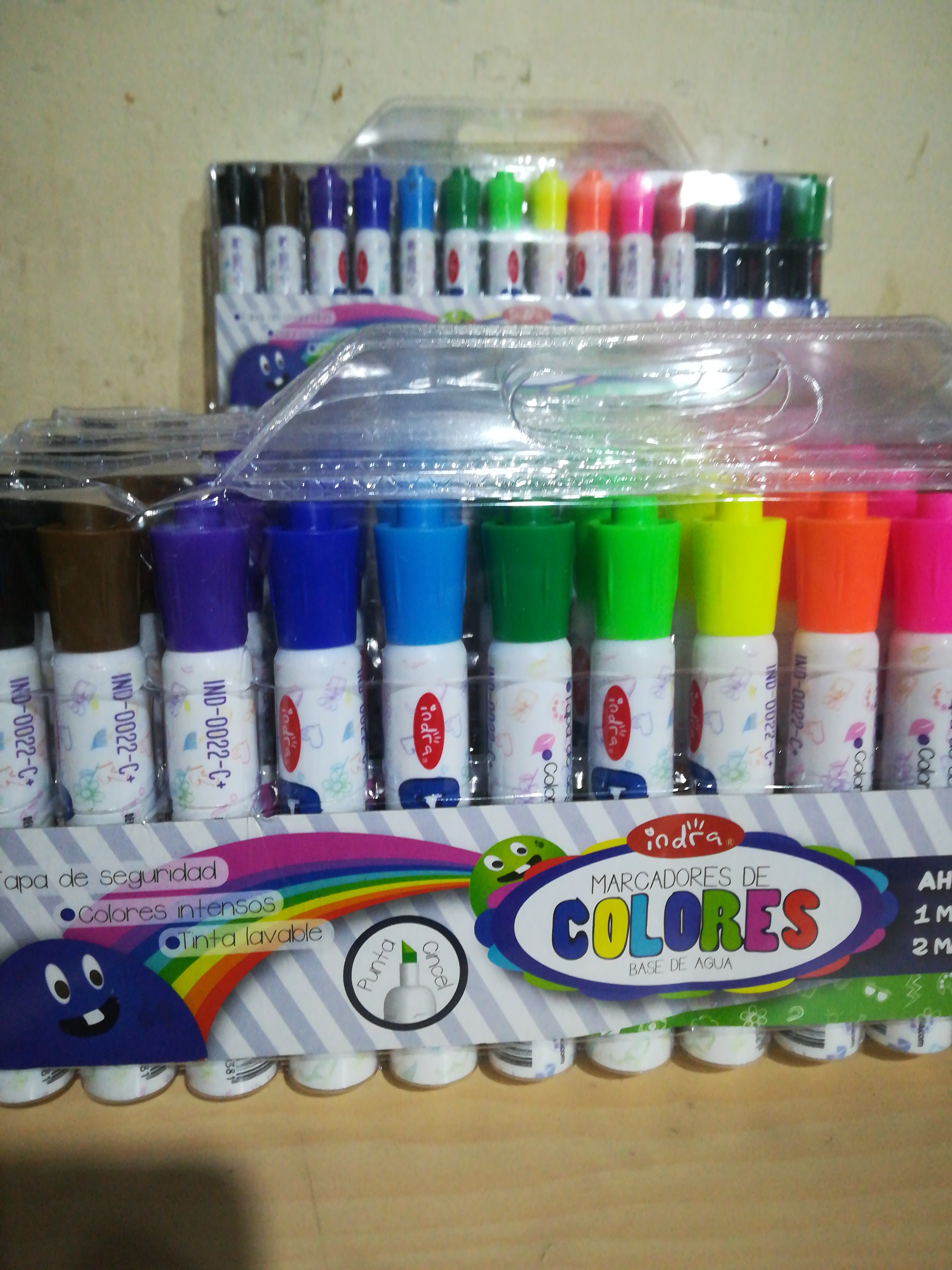 IND-0022-C+ 11 MARCADOR DE AGUA 2 PINTARRON Y 1 PERMANENTE IND0022C+ 30012 $40.00