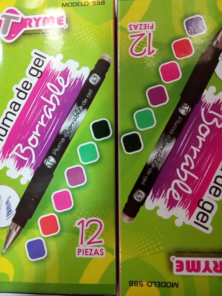 CAJA 12 PLUMA BORRABLE TRYME 06007 $168.00