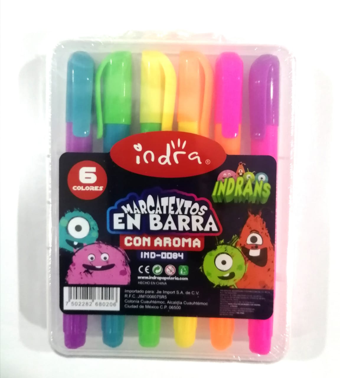 IND0084N MARCATEXTO EN BARRA CON AROMA IND0084N 30047 $45.0