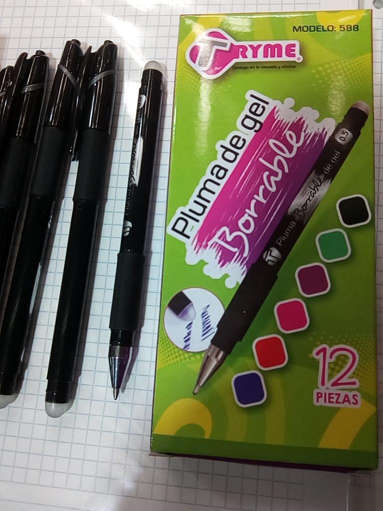CAJA 12 PLUMA BORRABLE TRYME 06007 $168.00