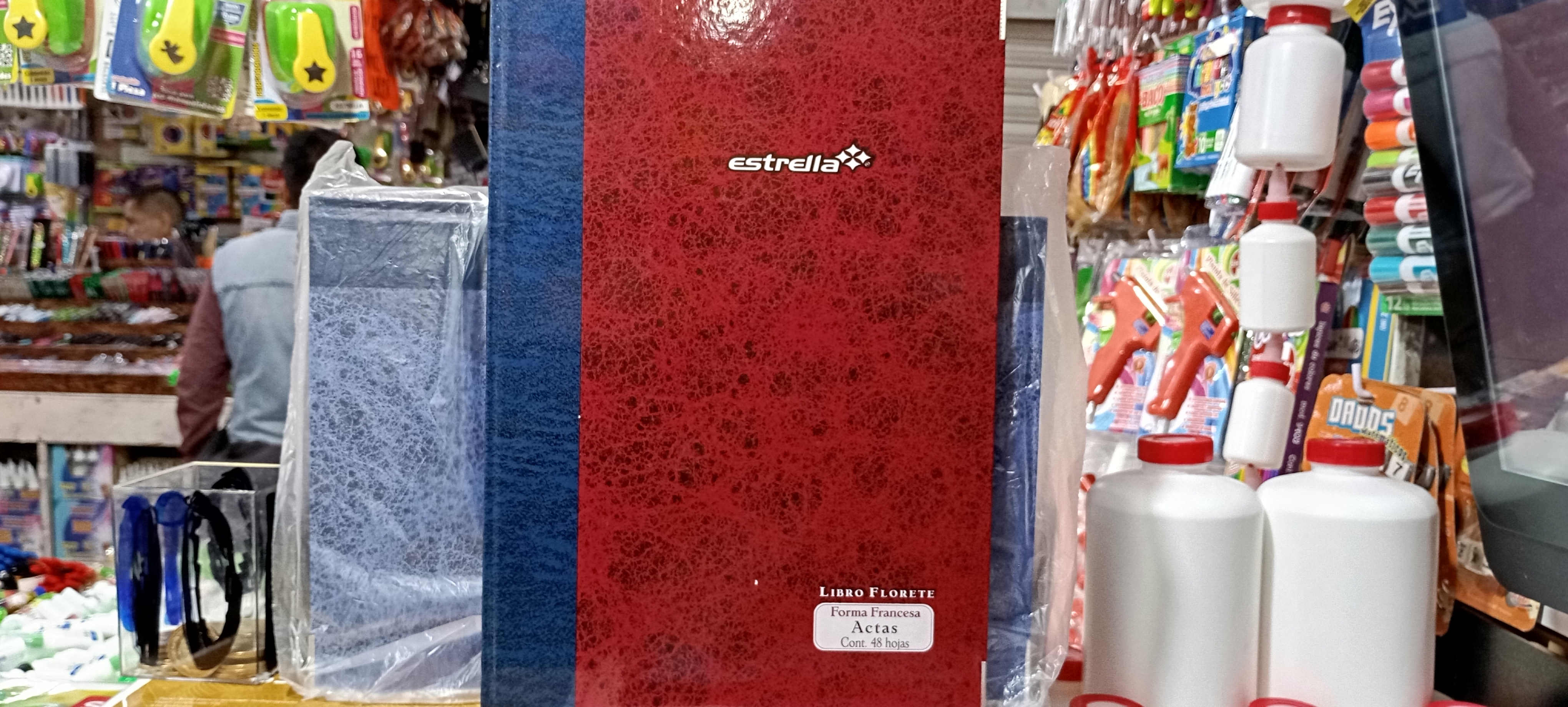 LIBRO FLORETE FRANCÉS MODELO ACTAS 48 HOJAS MARCA ESTRELLA.