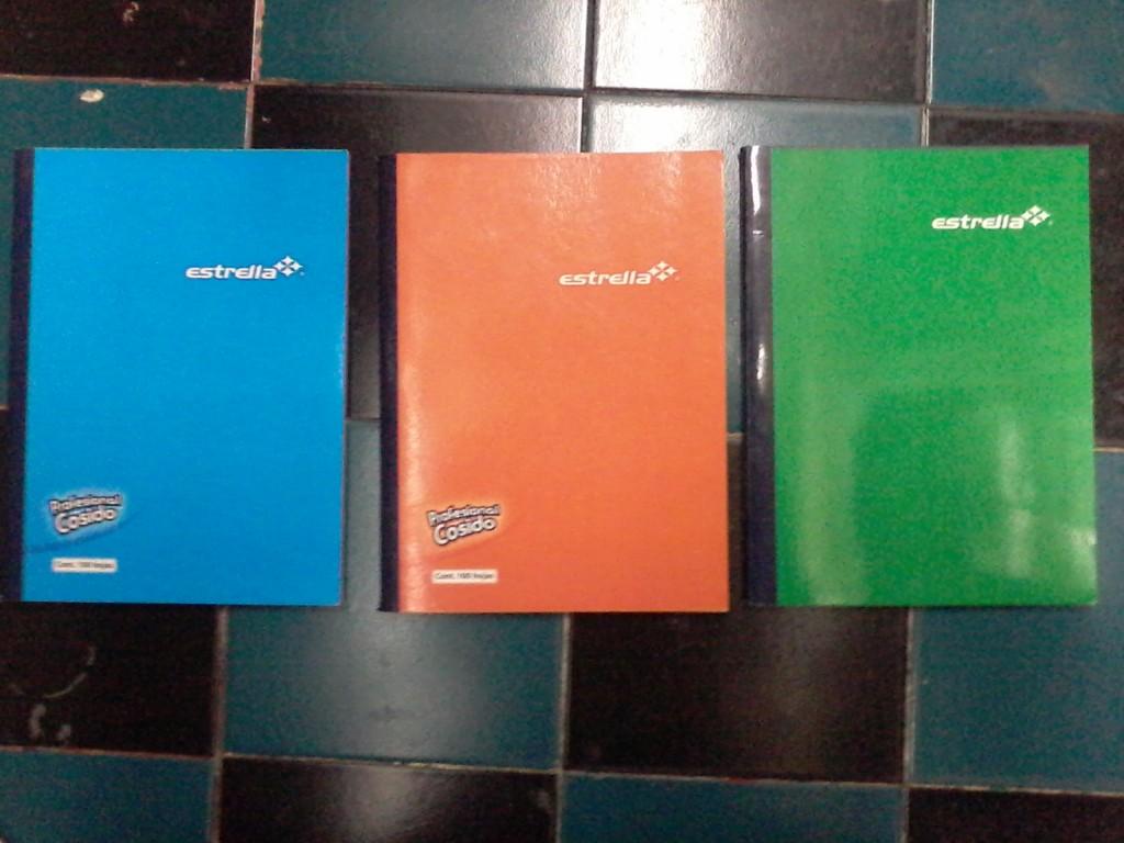 CAJA 40 CUADERNO PROFESIONAL COSIDO 100 HOJAS PASTA SEMI DURA MARCA ESTRELLA.