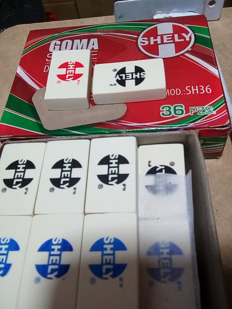 40094 SH36 CAJA CON 36 GOMAS SHELY