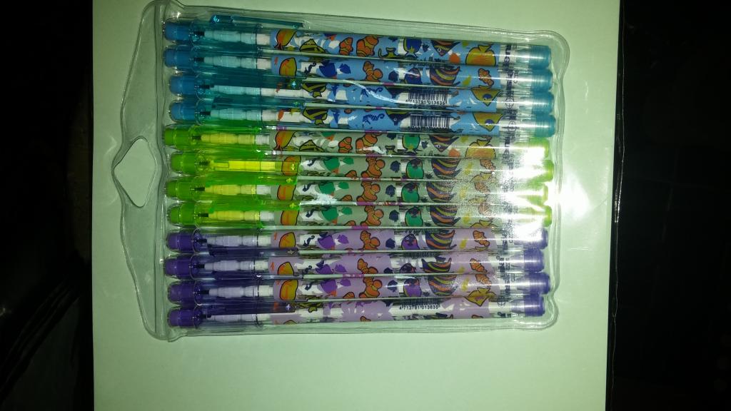 BOLSA CON 12 LAPIZ BENSIA PUNTAS INTERCAMBIABLES.