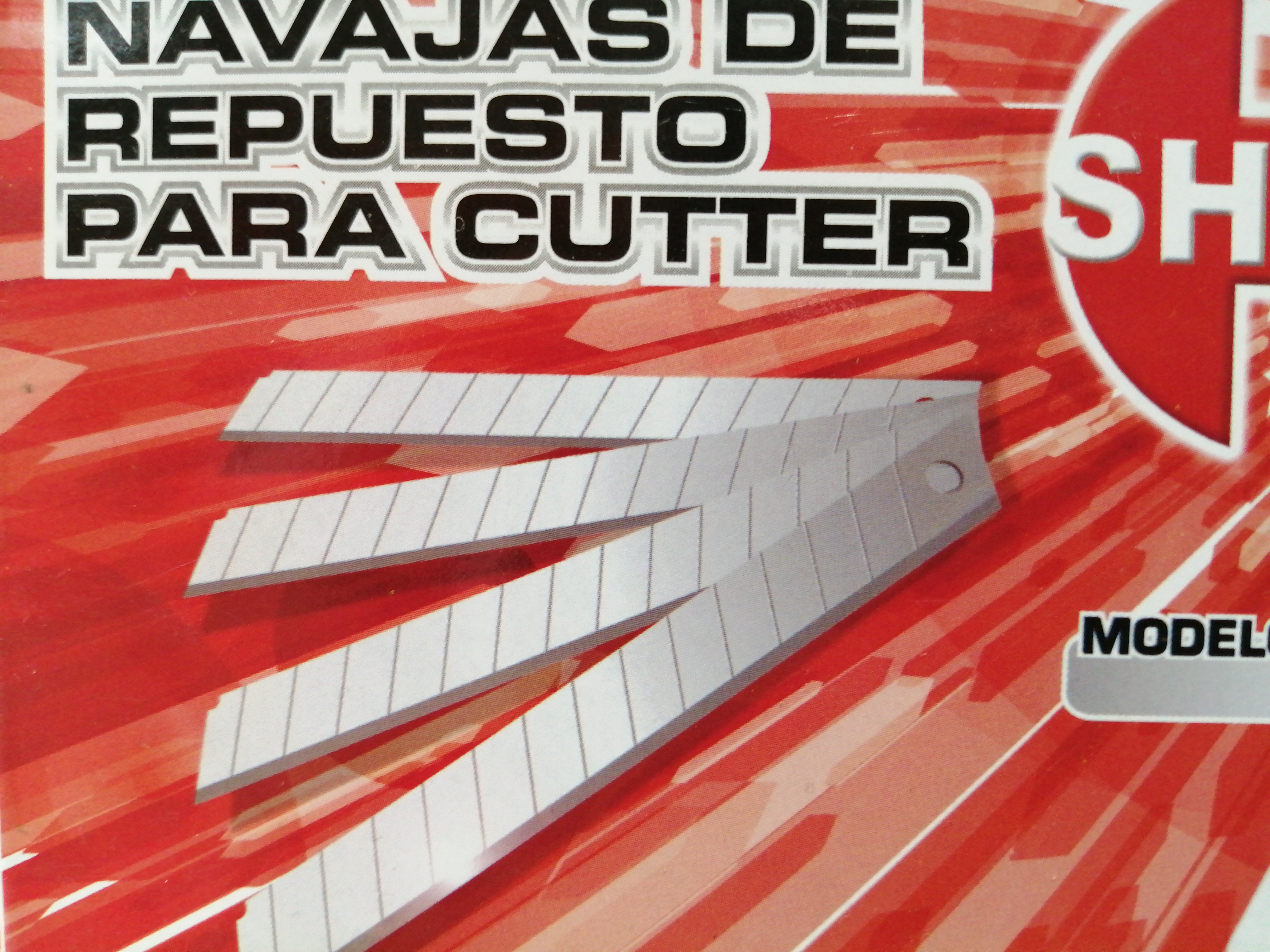 T09CAJA100NAVAJAS PARA CUTER CHICO MARCA SHELY 40029 $50.