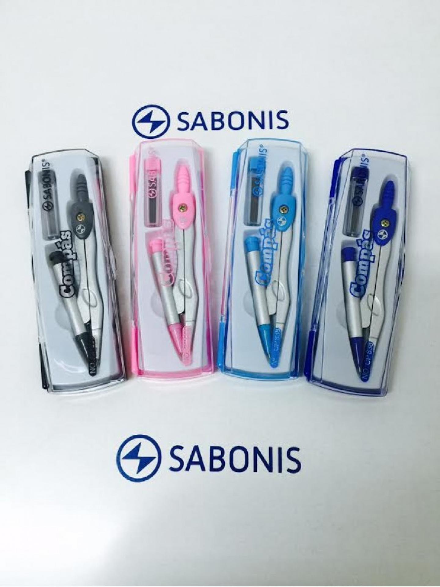 CP-838 CAJA CON 12 COMPAS METÁLICO CON MINAS 0.7 MM