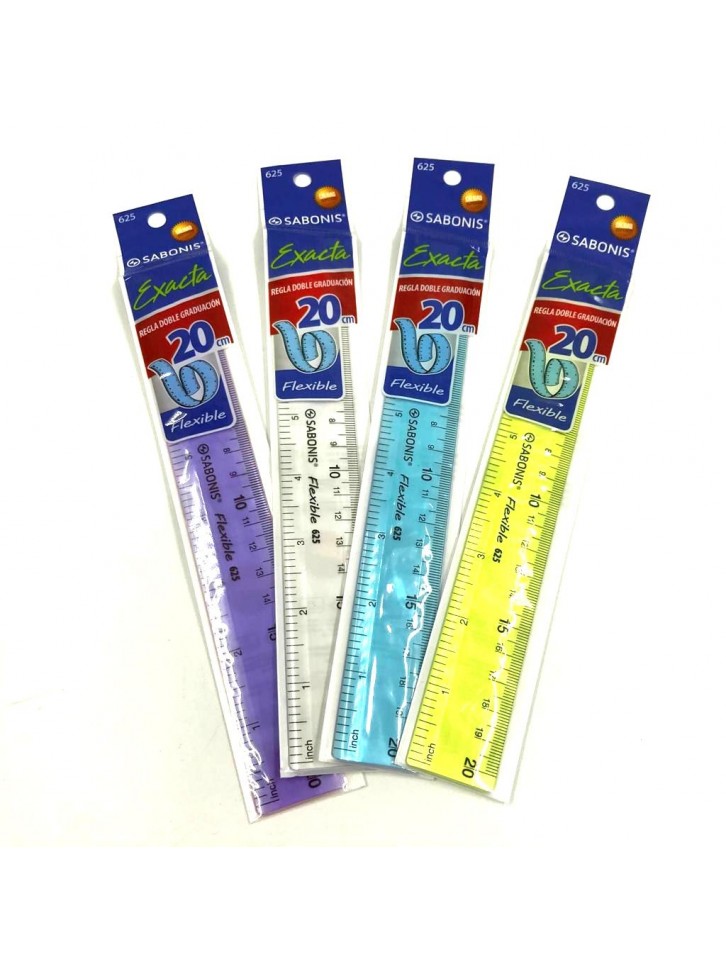 625 REGLA EXACTA FLEXIBLE 20 CMS