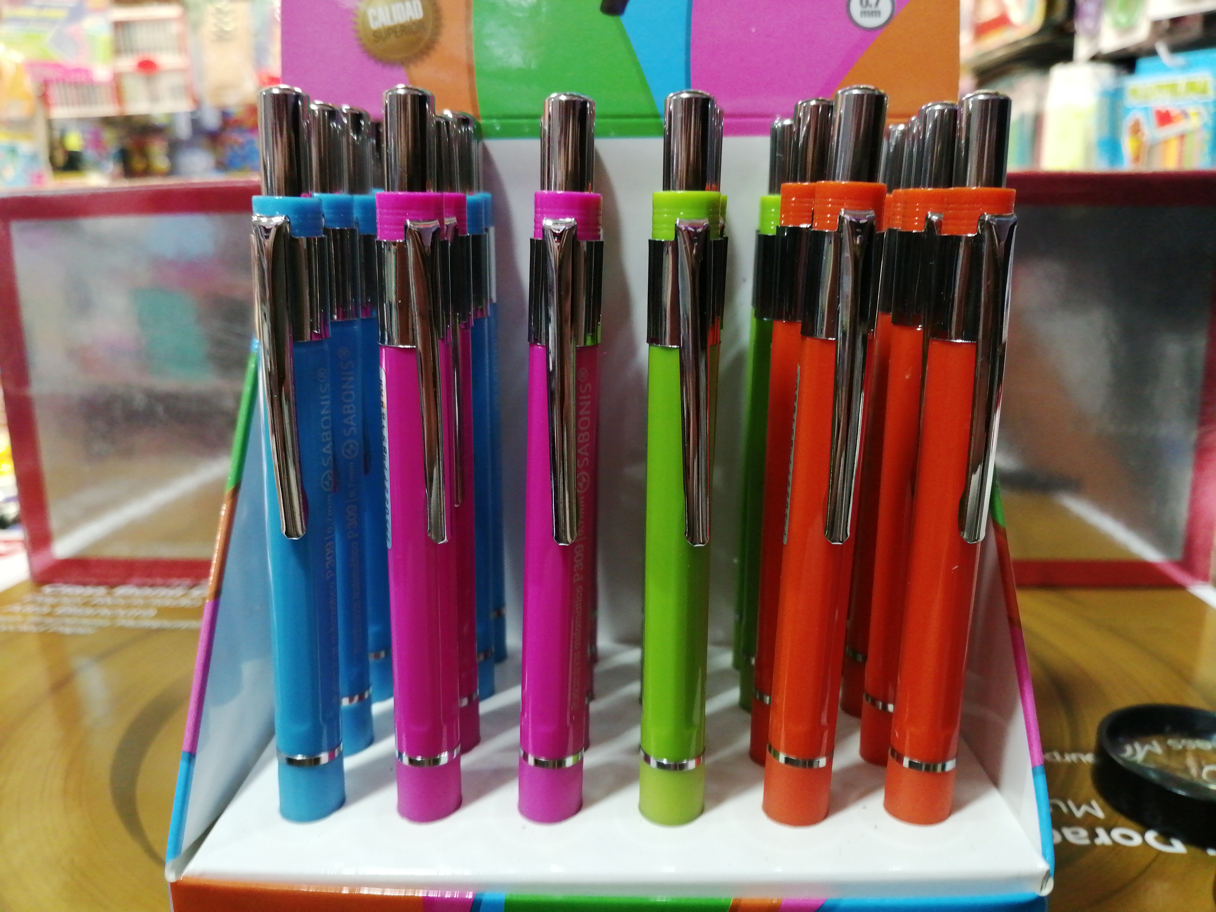 P309 CAJA 24 PORTAMINA LAPICERO EN 0.5 Y 0.7 MM