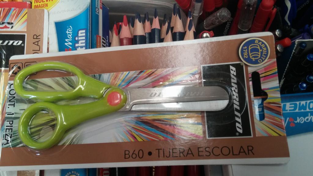 TIJERAS BARRILITO B60 ESCOLAR PUNTA ROMA