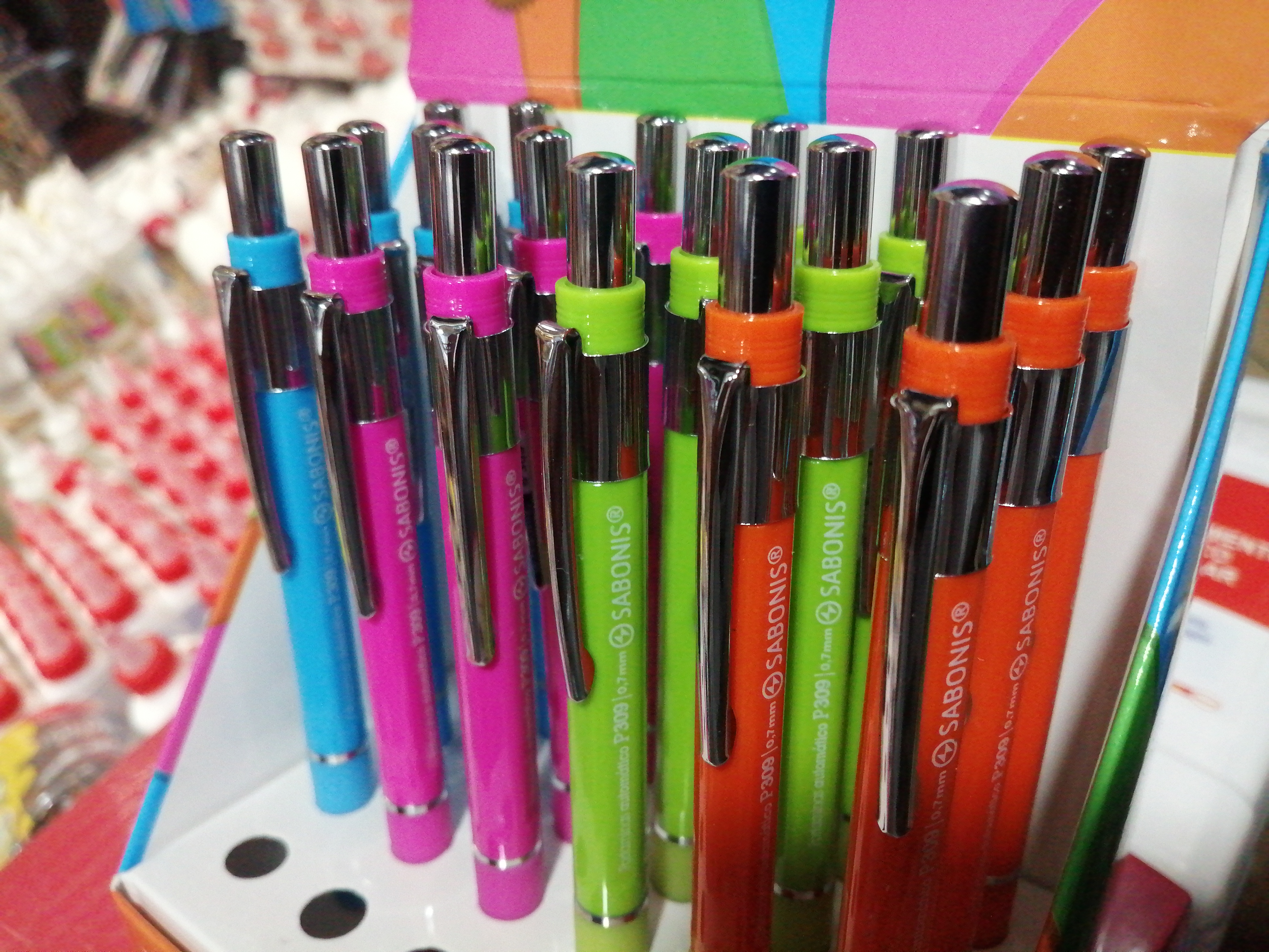 P309 CAJA 24 PORTAMINA LAPICERO EN 0.5 Y 0.7 MM