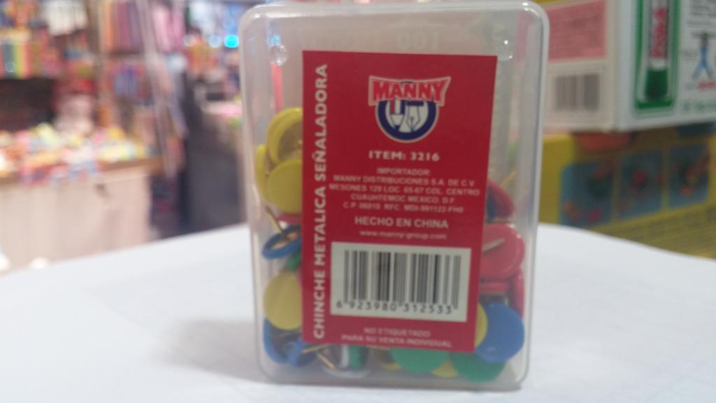 CAJITA 100 CHINCHES METAL MANY