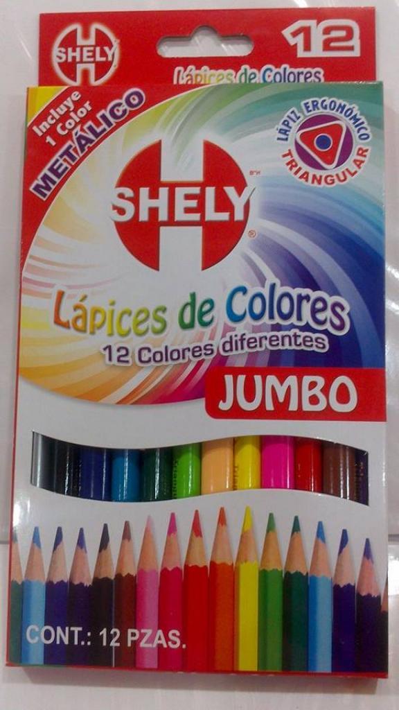 CAJA CON 12 COLORES YUMBO SHELY