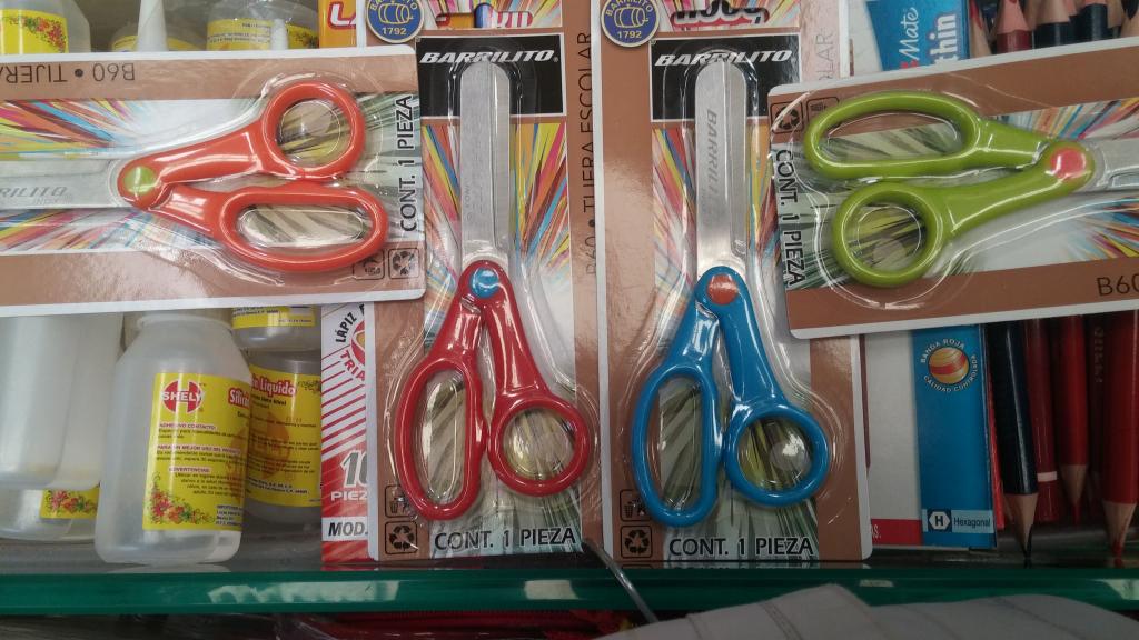 TIJERAS BARRILITO B60 ESCOLAR PUNTA ROMA