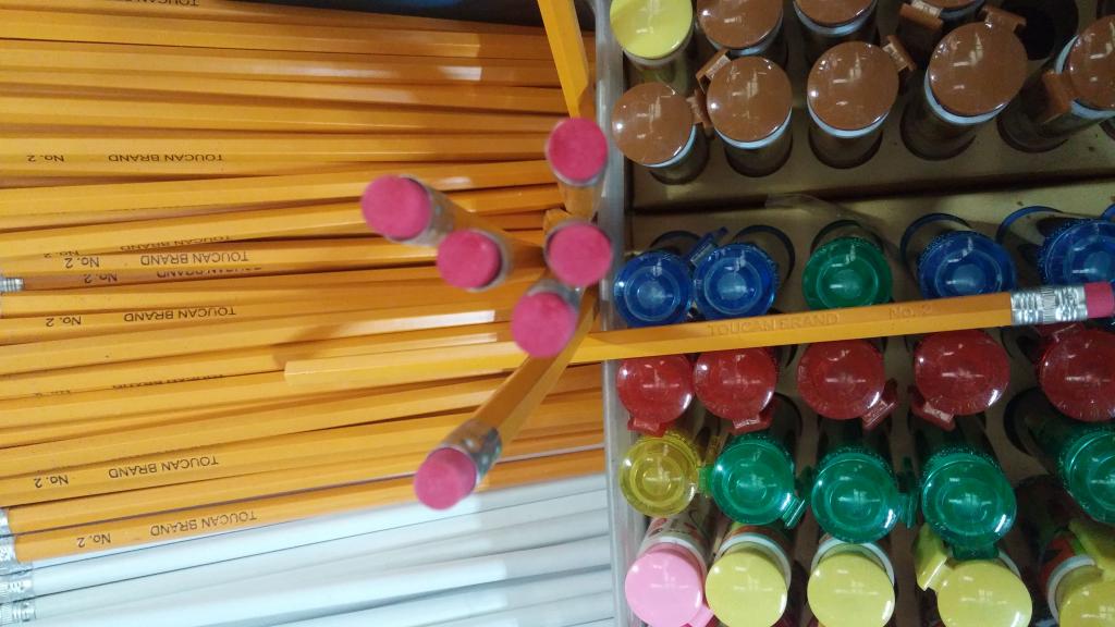 08002 CAJA 144 LAPIZ AMARILLO HEXAGONAL