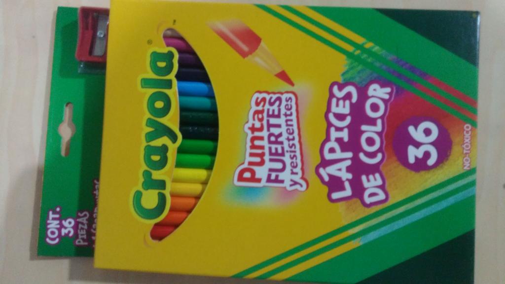 COLOR DE MADERA CRAYOLA 36 COLORES 35016
