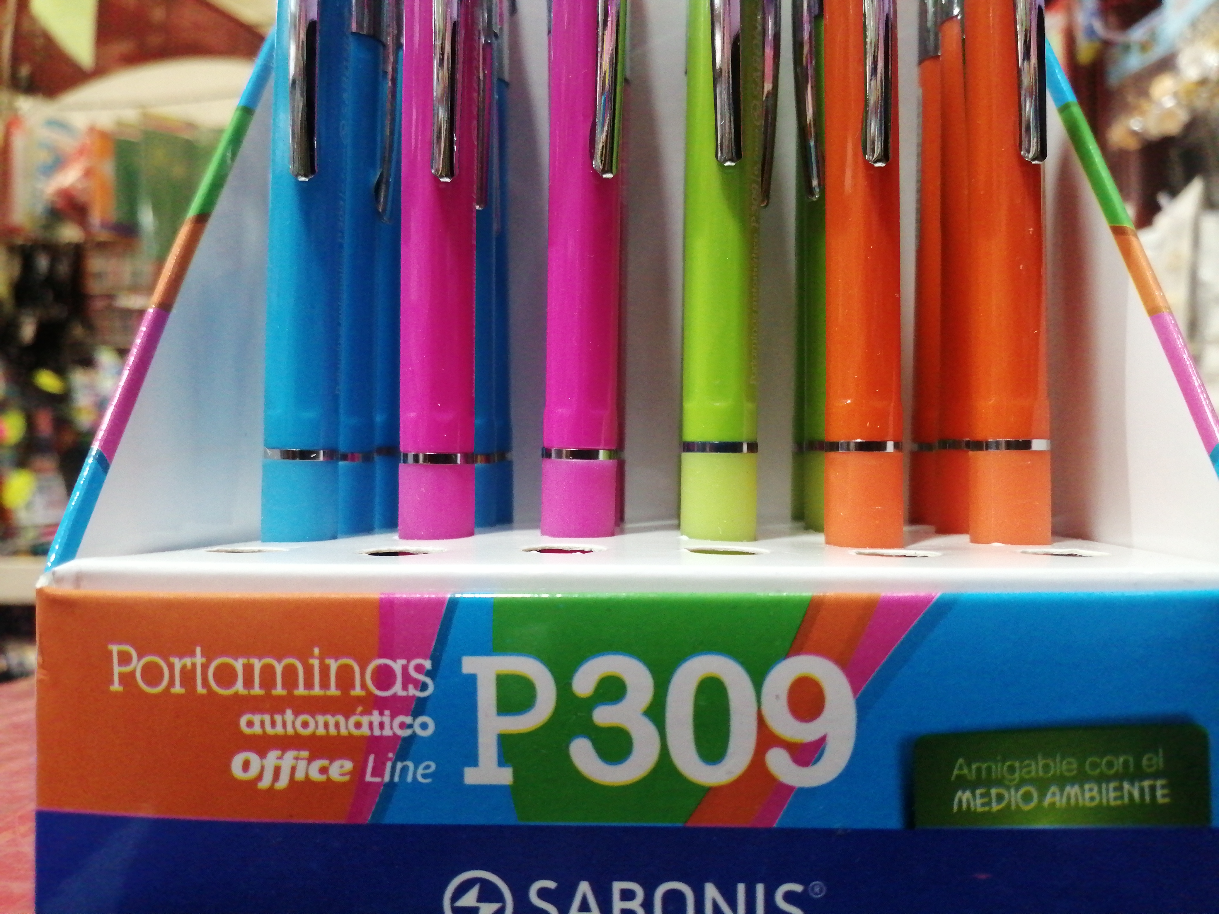 P309 CAJA 24 PORTAMINA LAPICERO EN 0.5 Y 0.7 MM