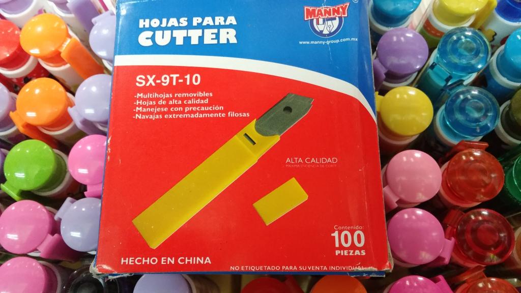 100 NAVAJAS PARA CUTER CHICO MANY
