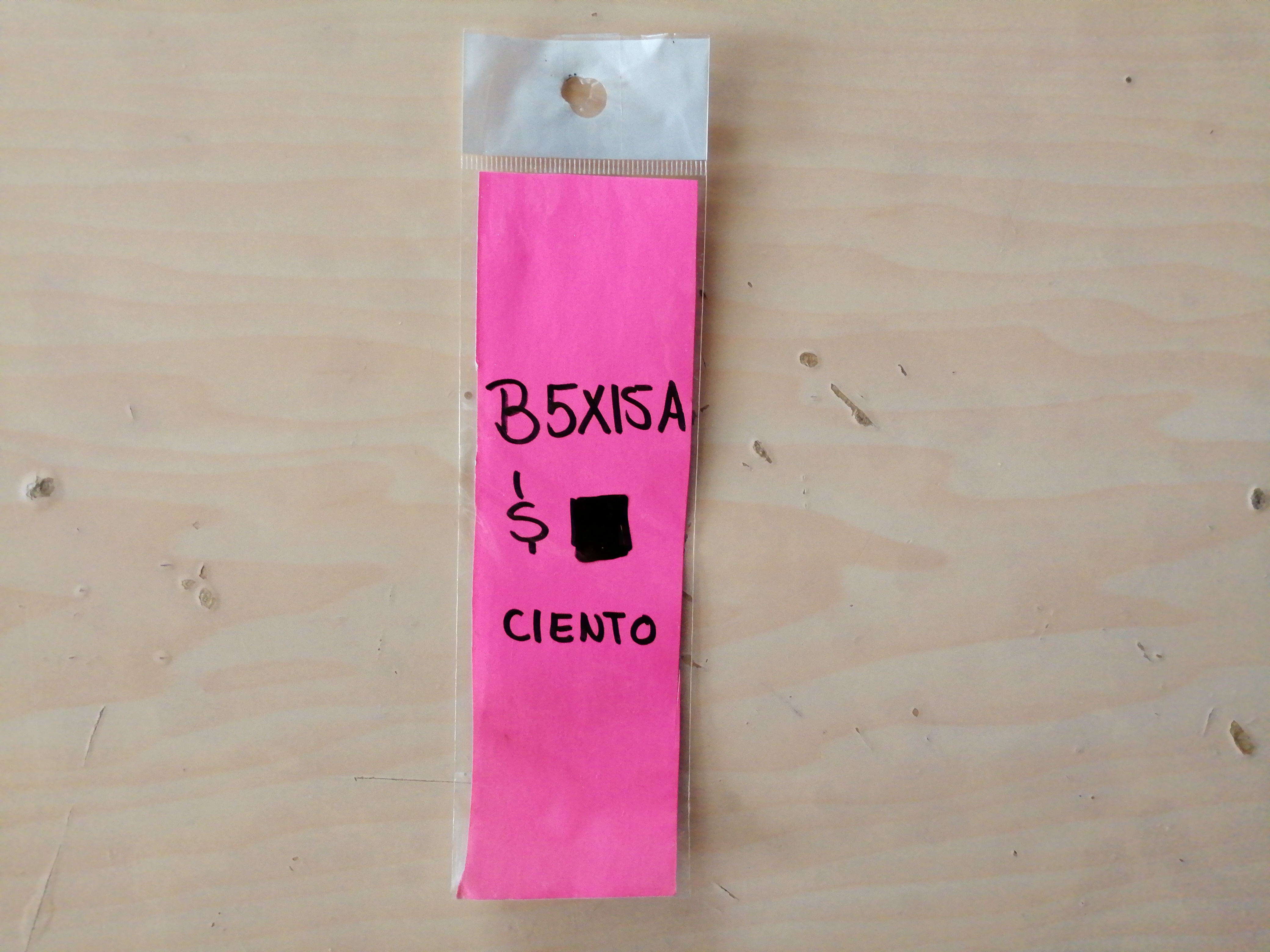 5X15CIENBOLSA DE CELOFAN 5x15 27016