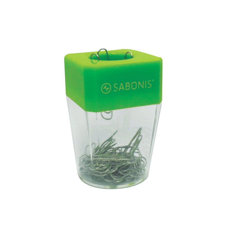 CD203 PORTA CLIPS COLOR ROSA, VERDE Y, AZUL.