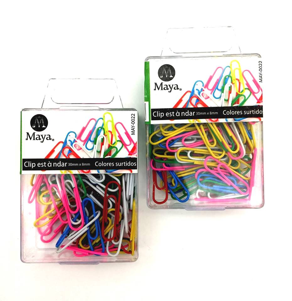 MAY0022CAJA80CLIPS DE COLORES MAY-0022 60003 $10.00