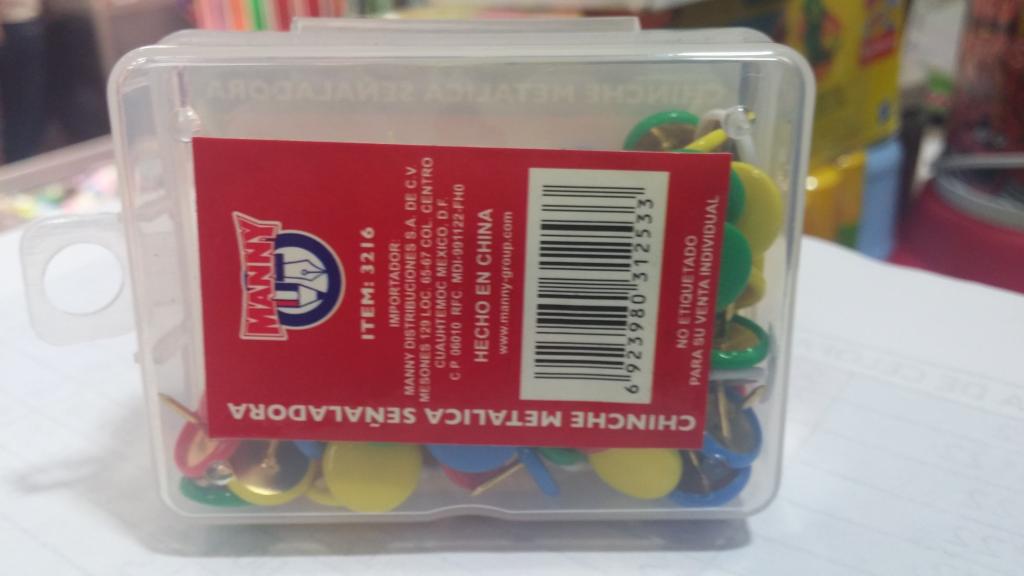 CAJITA 100 CHINCHES METAL MANY