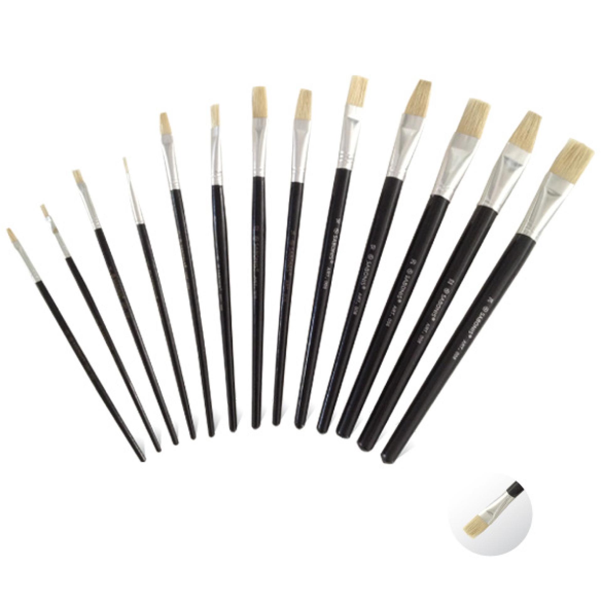 008-4 CAJA 12 PINCEL PLANO #4