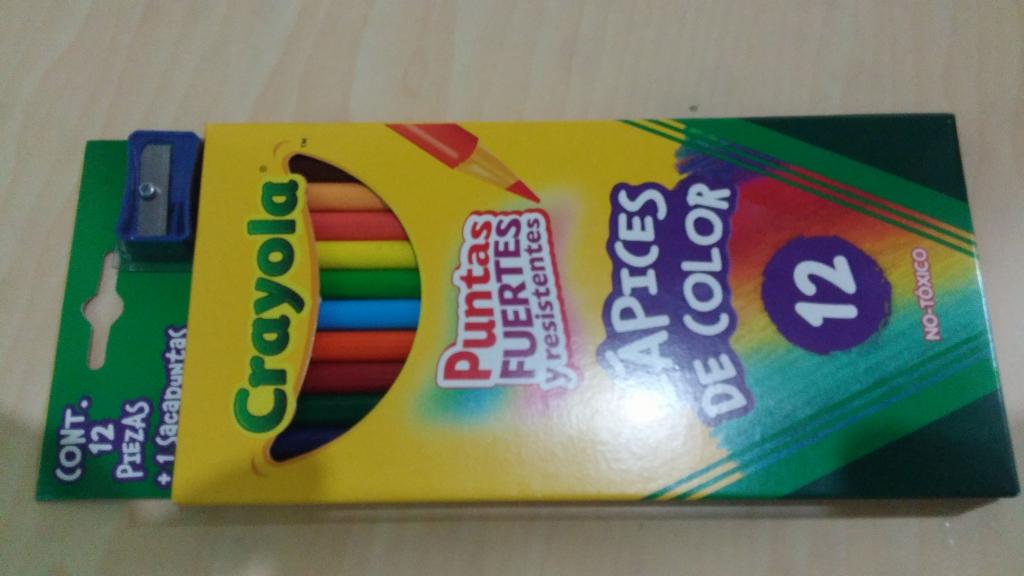 COLOR CRAYOLA CON 12 COLORES 35014