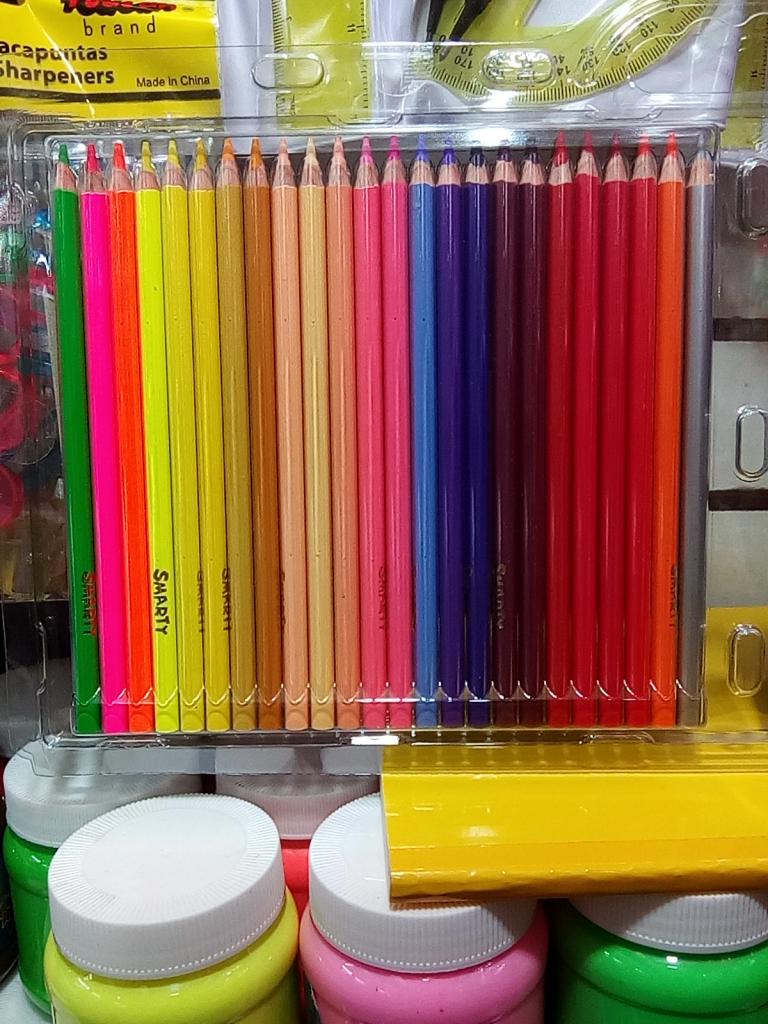 SET 48 COLORES SMARTY MINA GRUESA DE 4 MM.