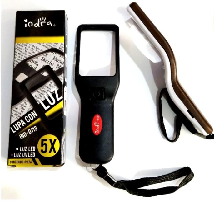 30013 LUPA CON LUZ Y DETECTA BILLETES FALSOS IND0113 $45.00